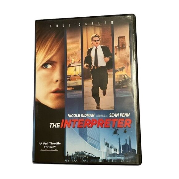 The Interpreter DVD Full Screen Sean Penn Nicole Kidman Sydney Pollack 2005 - Picture 1 of 7